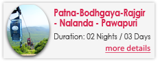 Patna-Bodhgaya-Rajgir-Nalanda-Pawapuri Travel Packages
